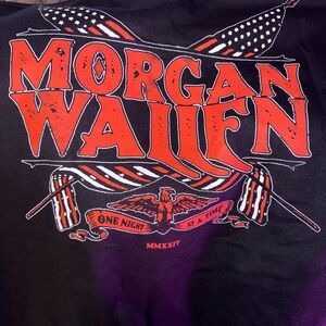 Morgan Wallen Black Graphic Tour Hoodie